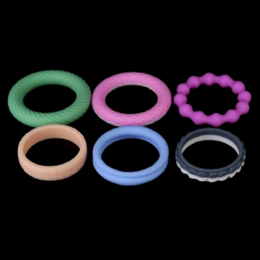 ASHBURN Locking Penis Ring Cock Ring Enlargement Delayed Ejaculation Liquid Silicone Sex Toys for Men