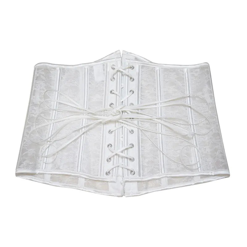 Steel Boned Corset Lace Corset Underbust Corset Sexy Corset lace up corset корсет баска gothic steampunk corset top 8902
