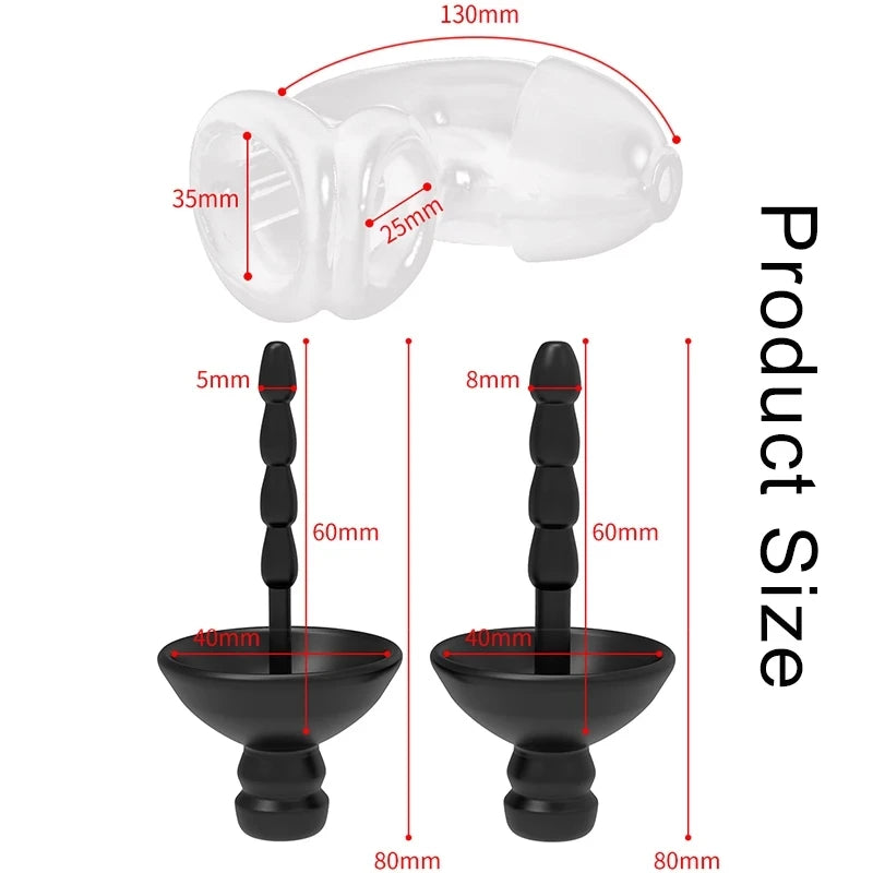 Electric Shock Penis Plug Cock Ring Chastity Cage Penis Electric Stimulator Bdsm Extreme Tazer Masturbator Male Urethral Dilator