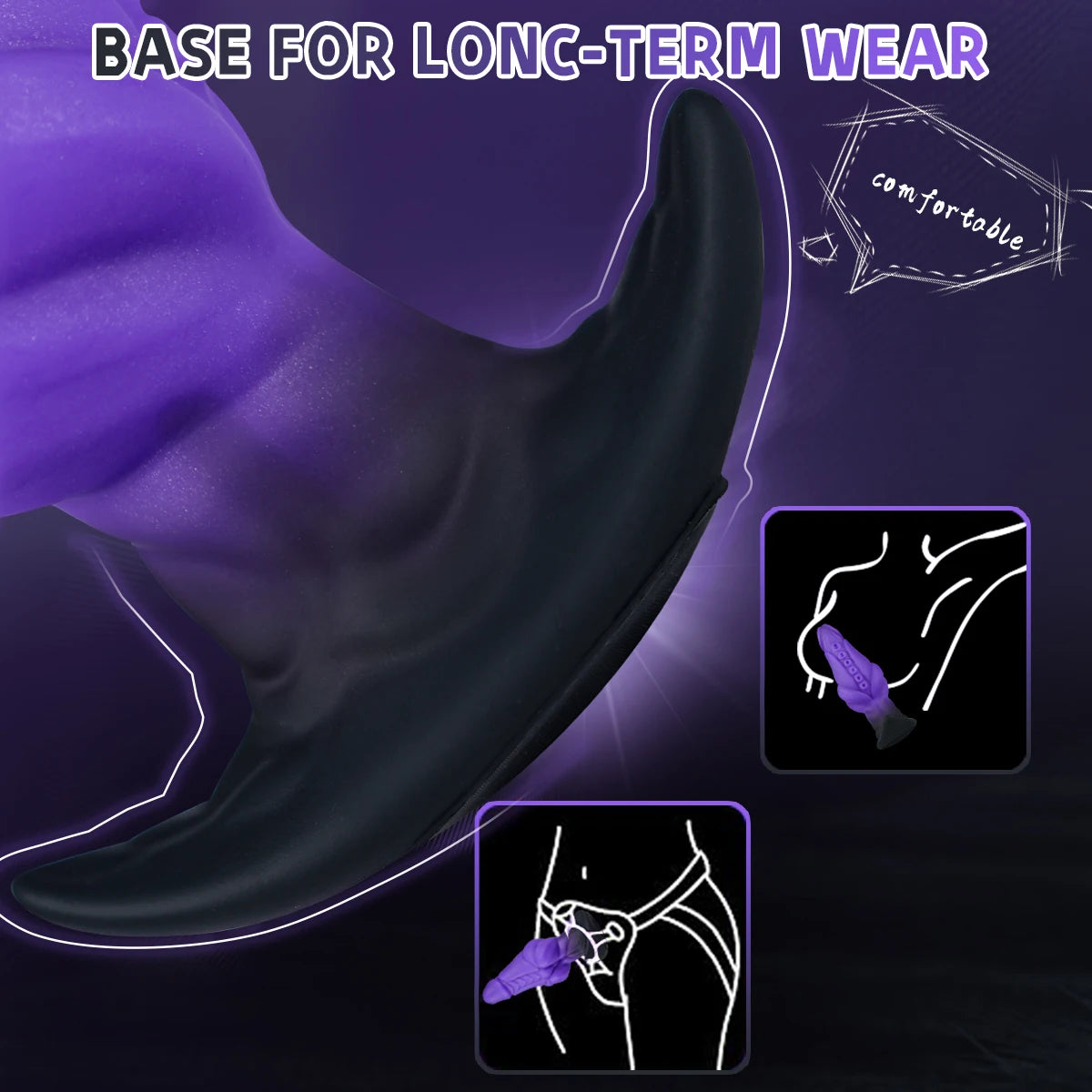 Large Huge Anal Dildo Realistic Butt Plug Wearable XL Butt Plug Silicone Anal Stretcher Anal Sex Toys for Advanced Women Men