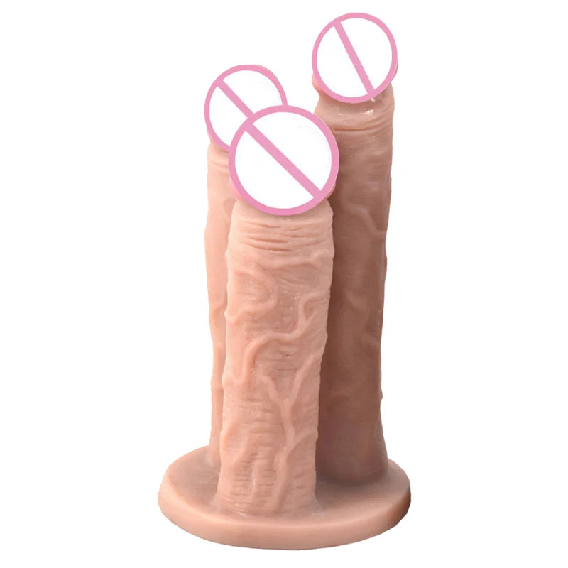 ROUGH BEAST Big Double Triple Dildos Female Masturbation Massager Dildo Anal Plug Toys with Sucker Cup for Women Sex Toy Product