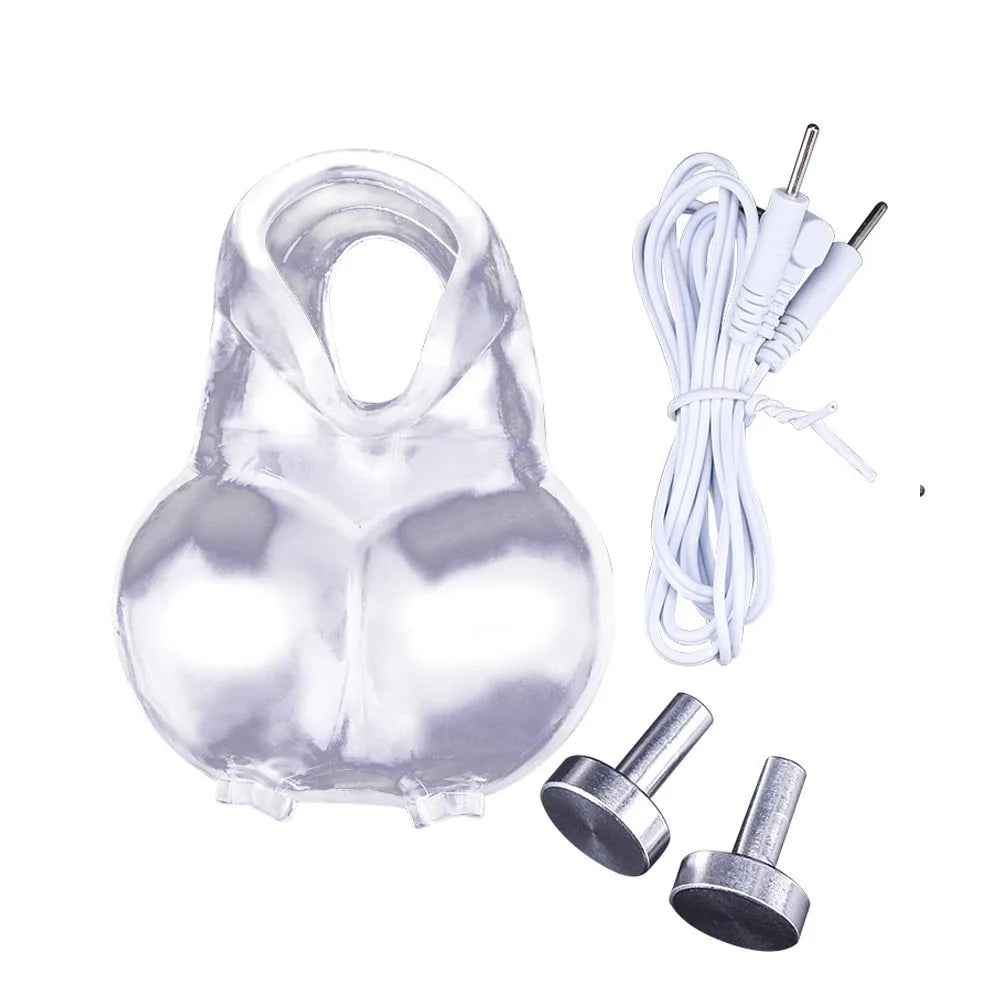Electro Nipple Clamps Cockring,Electrostimulation Anal Butt Plug, Electric Shock Penis Ring/Plug Stimulation,E stim BDSM Sextoys