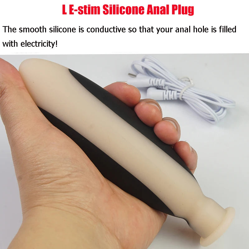 Electrosex Anal Plug,E -Stim Electro Stimulation,Electricity Accessories Vaginal Butt Plugs Prostate Massage,BDSM Sex Toys