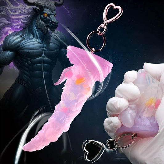 New Crystal Clear Shape Fantasy Dildo Pendant with Ice Crystal Color Fantasy Sex Toys Fantasy Dildo Pendant for Couple