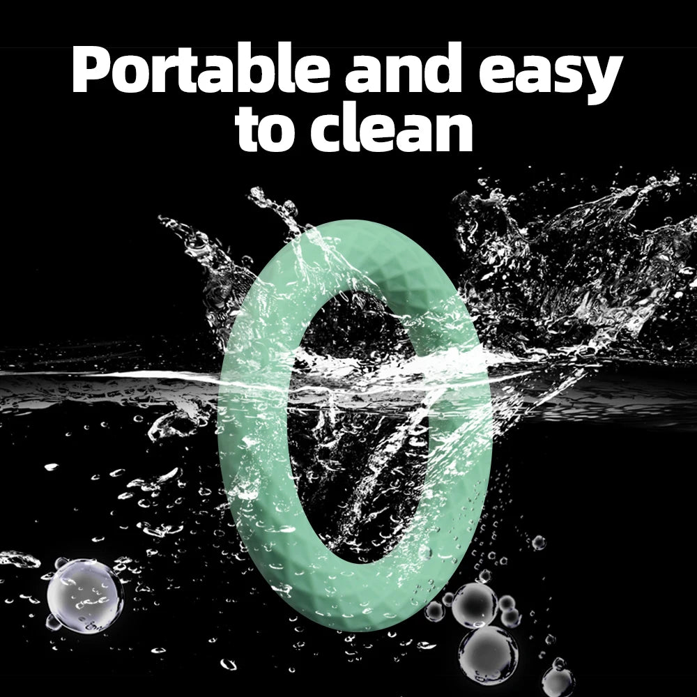 ASHBURN Locking Penis Ring Cock Ring Enlargement Delayed Ejaculation Liquid Silicone Sex Toys for Men