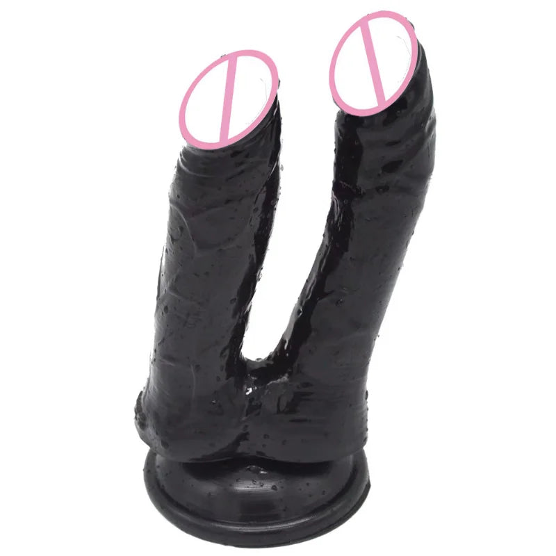 ROUGH BEAST Big Double Triple Dildos Female Masturbation Massager Dildo Anal Plug Toys with Sucker Cup for Women Sex Toy Product