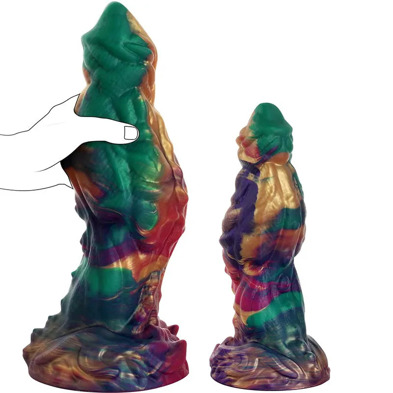 Super Huge Monster alien Dildo with Suction up Extra Large Fantasy Massive Giant Penis G-spot Stimulation Adult Sex Toy for Men