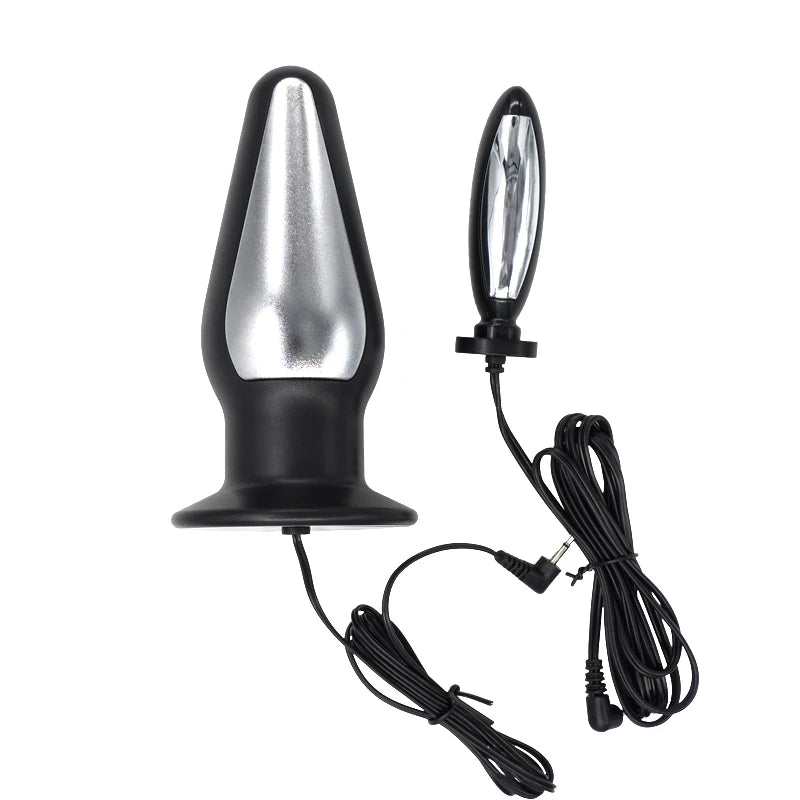 Anal Electro Plug Taser Electric Shock Anal Cork Electro Sex Bdsm Toys Electricity Accessories E-Stim Butt Plug Prostate Massage
