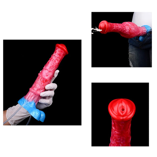 ASHBURN YOLANDA | Dragon Fire Inflatable Plug Unleash the beast. Surrender the control. 9.6'' Silicone