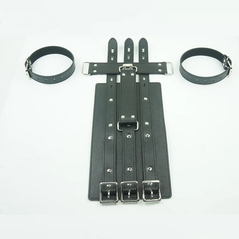 Leather Handcuffs Bdsm Straps Sex Toys SM Sexy Bondage Cuffs Arms Behind Back Restraints Erotic Adult Toys For Women Couples