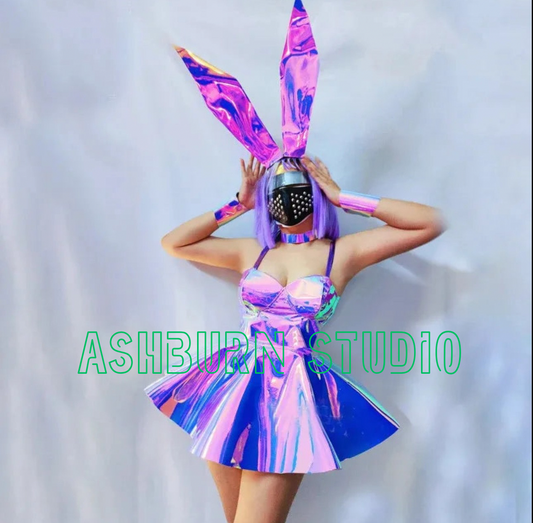 ASHBURN™ Holographic Bunny Domme Set – 3PC / 4PC Performance Kit