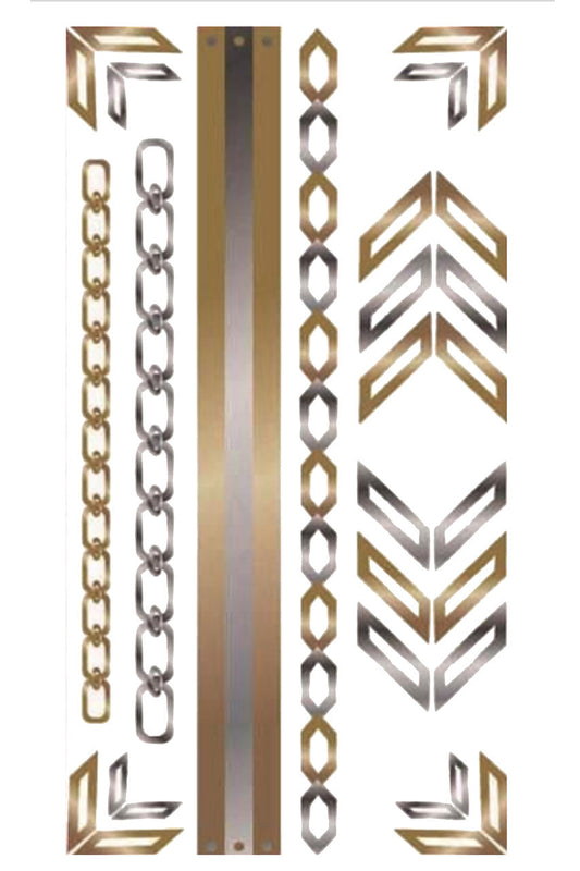 Gold Tattoo Combo- Arrows