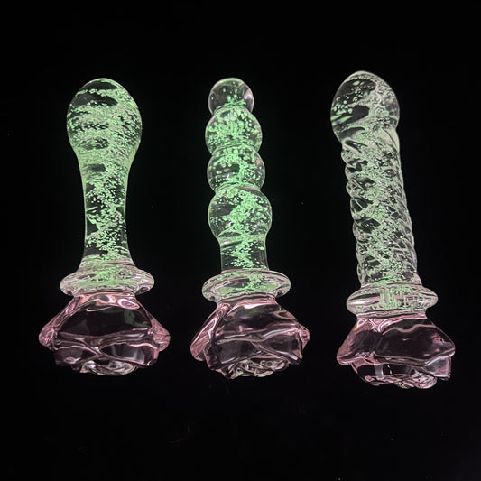 ASHBURN Glass Roses Crystal