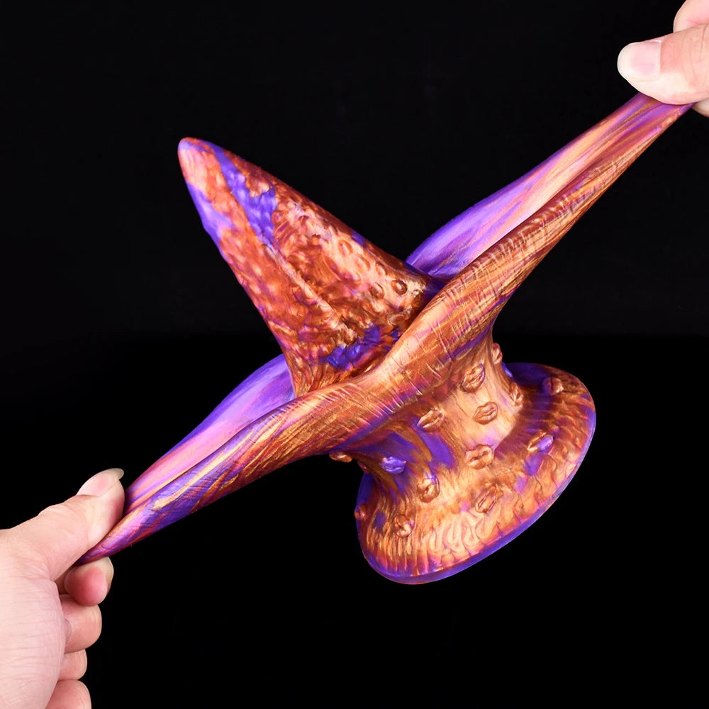 ASHBURN Silicone Vibrating anal Dilators With Sucker Remote Control Tongue Vibrators Clitoral G-spot Stimulate Sex Toys Masturbator