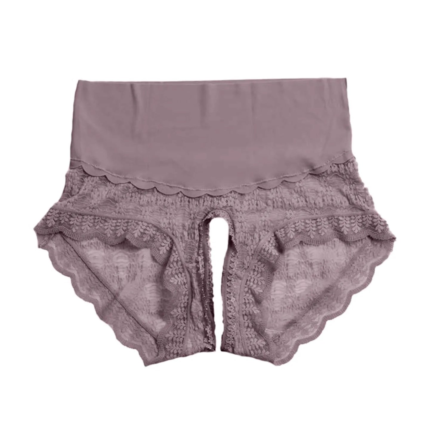 Mesh Thong Panties Sexy Floral Lace Panties High Waist Cloud Lace Open Crotch Panty Women S Underwear Cotton Bikini
