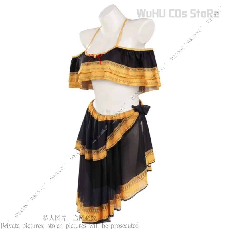 Anmie SRY Cos Family Anya Forger Cosplay Costume Swimsuit Anime Japanese Summer Bikini Adult Wig Cos Halloween Party Sexy Woman