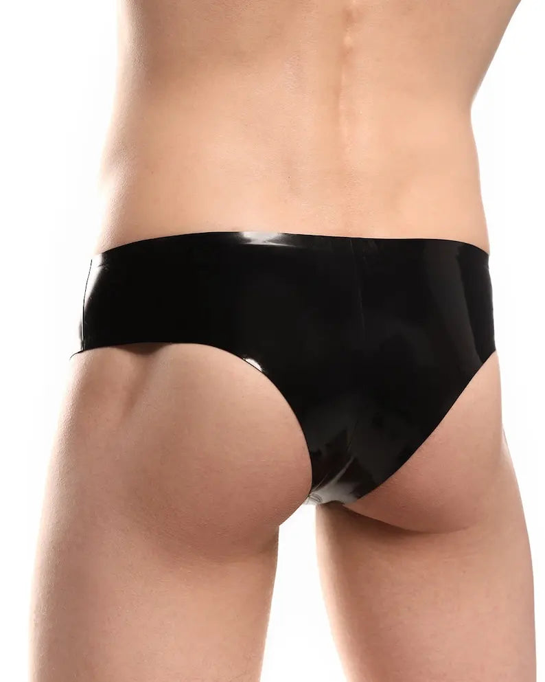 customized fetish Latex underwea Mens  rubber Comfortable Gay Men Sexy Underwear Thong Men Jockstrap Thongs And G strings Sexi