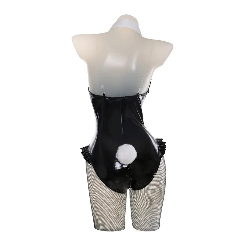 Sexy Mikkuuu 16th Anniversary Cosplay Costume Girl Cute Uniforms Dress Mikuu Lovely Cosplay Jumpsuit And Wig Halloween Bunny Gir