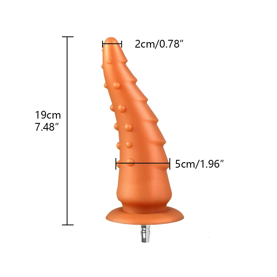 ROUGH BEAST Sex Machine Dildo Attachment for Vac-U-Lock Masturbation Machine Silicone Anal Plug Stimulation Erotic Adult Product