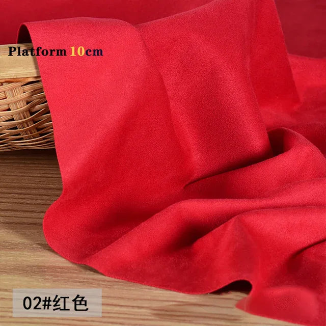 Women Pole Dance Shoes Training Protective Cover Overshoes Platform 10CM Sandals Protectors Suede Wear-Resist Boots Shoes Cover