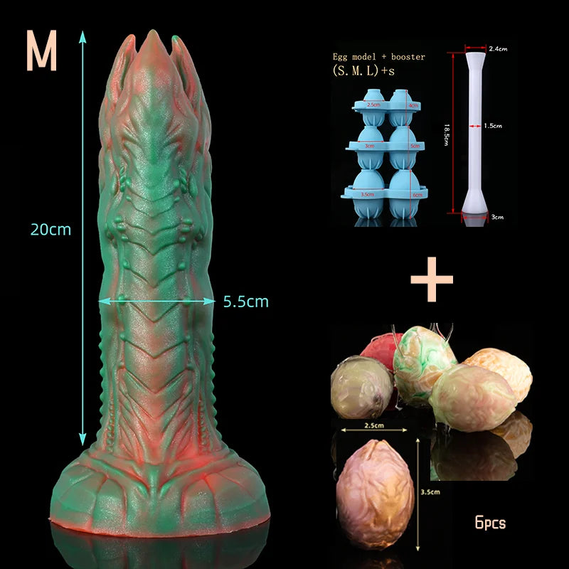 Ovipositor Dildo Masturbation Cup Dildo Lay eggs Enlargers Women Sex Toys