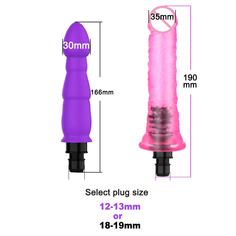 Massage Gun Heads vibration dildo penis adult sex toys silicone head VIBRAT for Fascia gun percussion Vibrators for Female Man