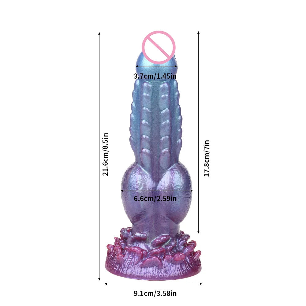ROUGH BEAST Silicone Large Penis Anal Plug Fantasy Dog Knot Dildo With Sucker Sex Toys For Women Men Female Masturbator