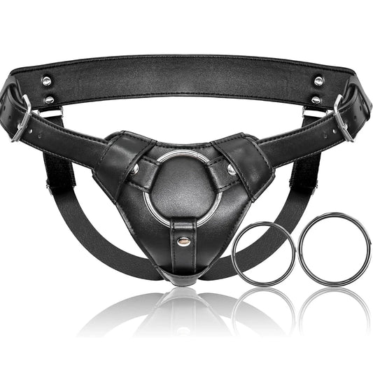Strap On Dildo Harness Adult Sex Toys for Women Men Pegging Dildo Adjustable Waist and Thigh Soft Nylon Vegan Leather Belt toys