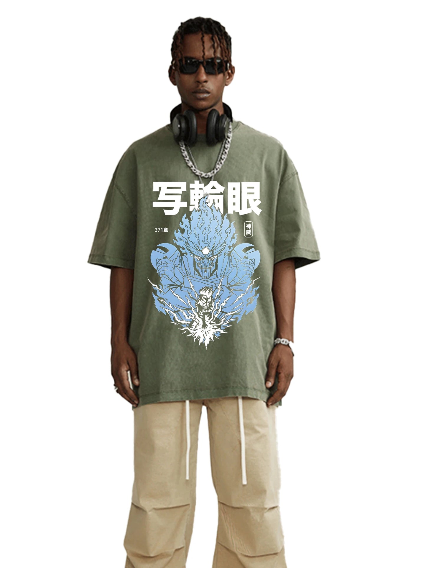 Men's Anime Tshirts 100% Cotton Gothic Harajuku Tshirt for Men Women Summer Casual Tops High Quality Tees Fashion Streetwear