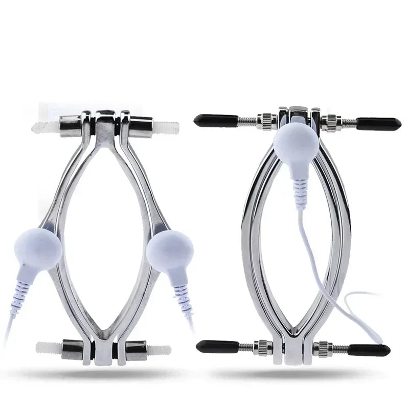 BDSM Bondage E-stim Clitoris Clips Electro Penis Stimulation Sex Toys For Couples Electric Shock Nipple Clamps Breast Massager