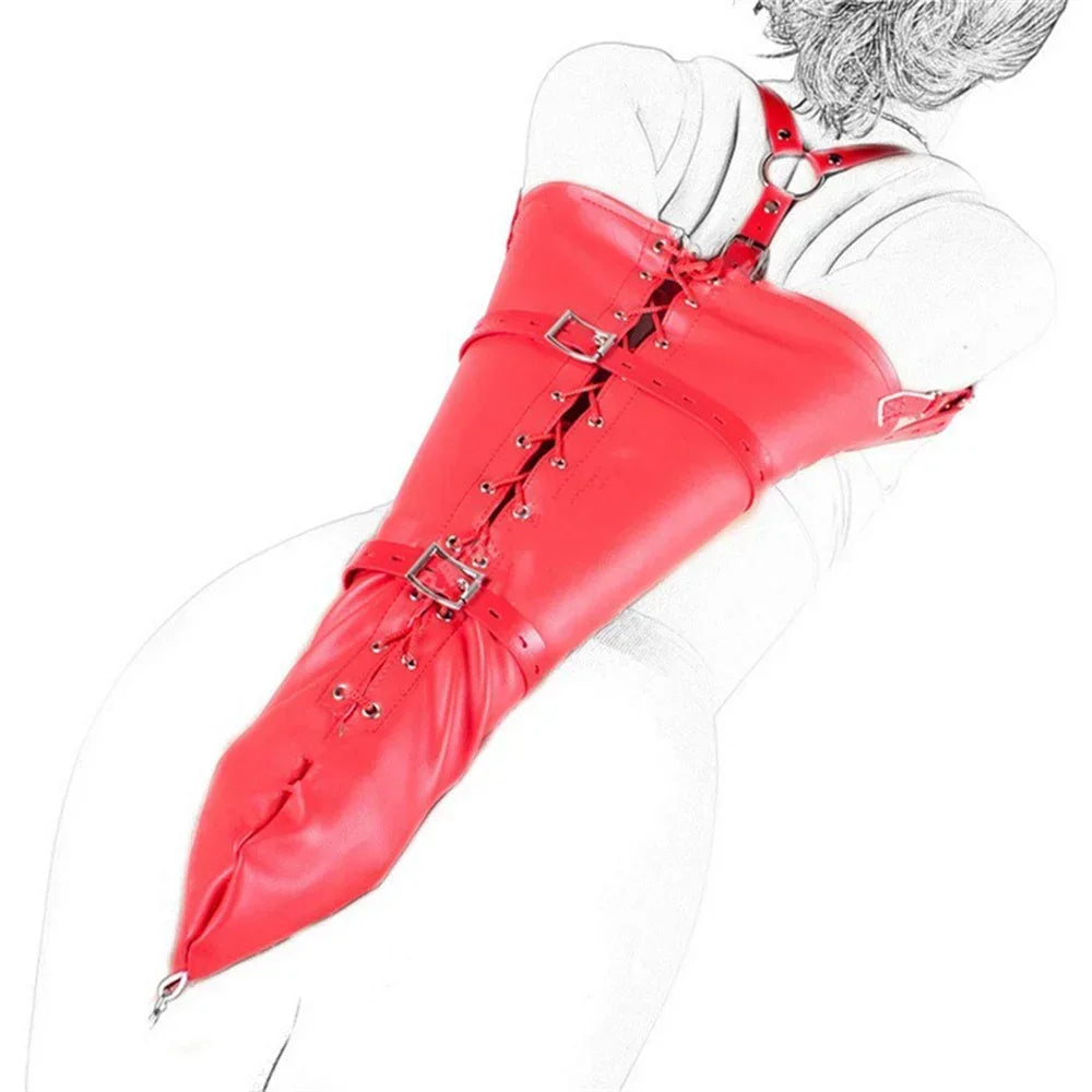 ASHBURN PU Leather Arm Restraint Adult Sex Bondage BDSM Toys Arm Binder Slave Role Play Kit Armbinders Erotic Sex Toy for Men Women