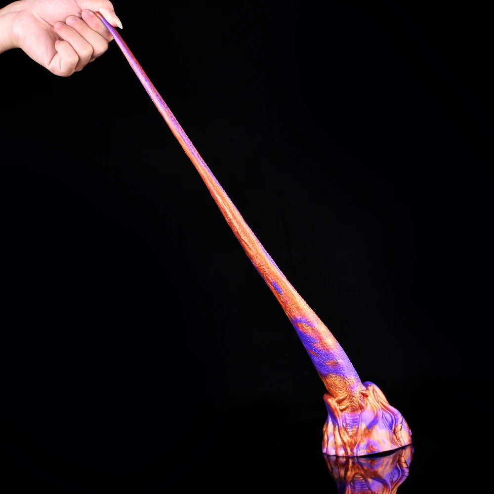 ASHBURN Realistic XL dragon Tongue relic with Suction Cup Soft