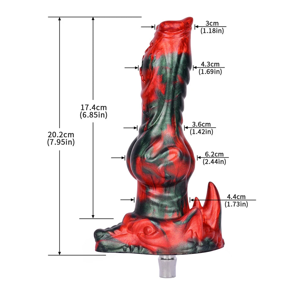 ROUGH BEAST Colorful Dildo for Quick Plug/Vac-u-lock Sex Machine Silicone Dildo Anal Plug Adult SM Game for Women and Men