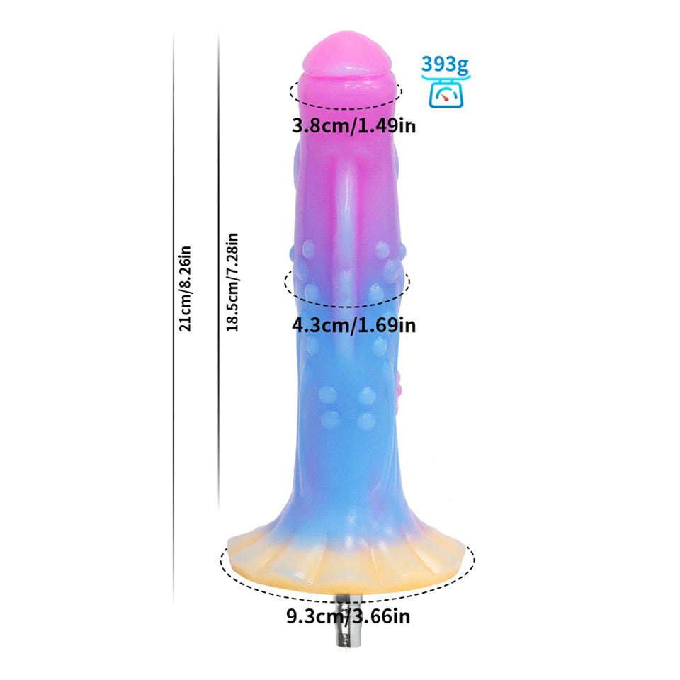 ROUGH BEAST Sex Machine Dildo Attachment Liquid Silicone Soft Anal Plug for Vac-U-Lock Masturbation Machine Women Men Sex Toyso