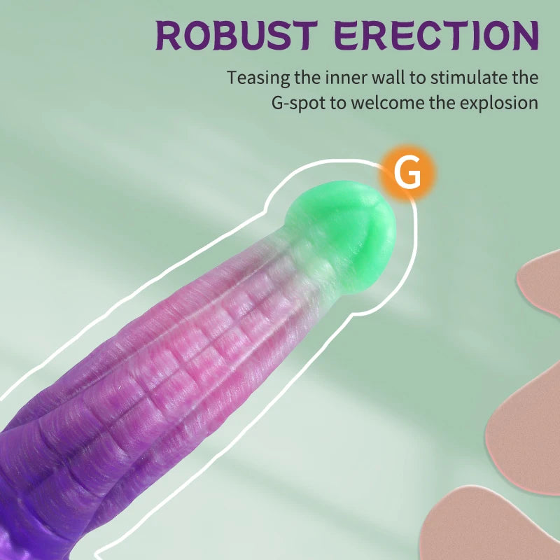 Monster Cobra Dildo Snake Shape Butt Plug Big Alien Penis with Powerful Suction Cup for Woman Vagina Massage for Anal Sex Toys