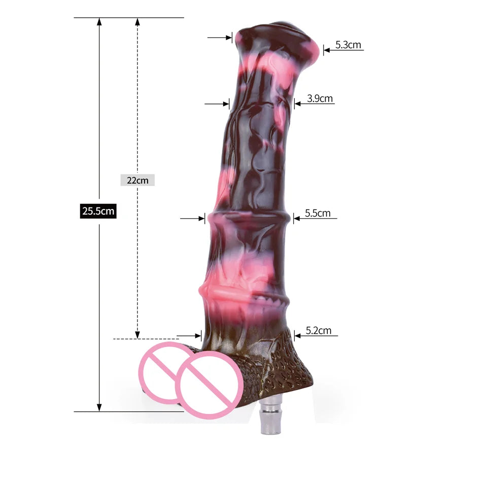 ROUGH BEAST Realistic Horse Dildo With Quick Plug Silicone Large Long Dildos for Sex Machine Masturbation Machine Attachments