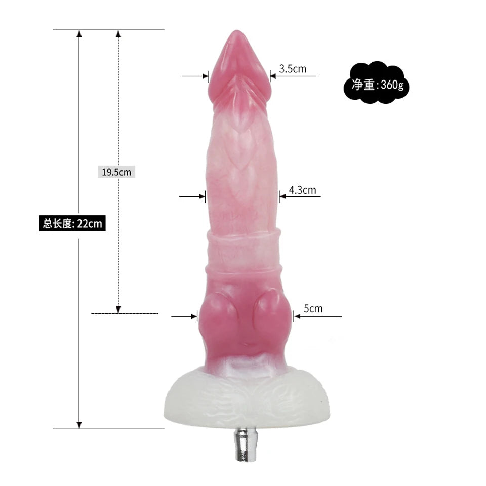 ROUGH BEAST Sex Machine Color Simulation Silicone Dildo for Vac-U-Lock Masturbation Machine Female Adult Erotic Products Sex Toy