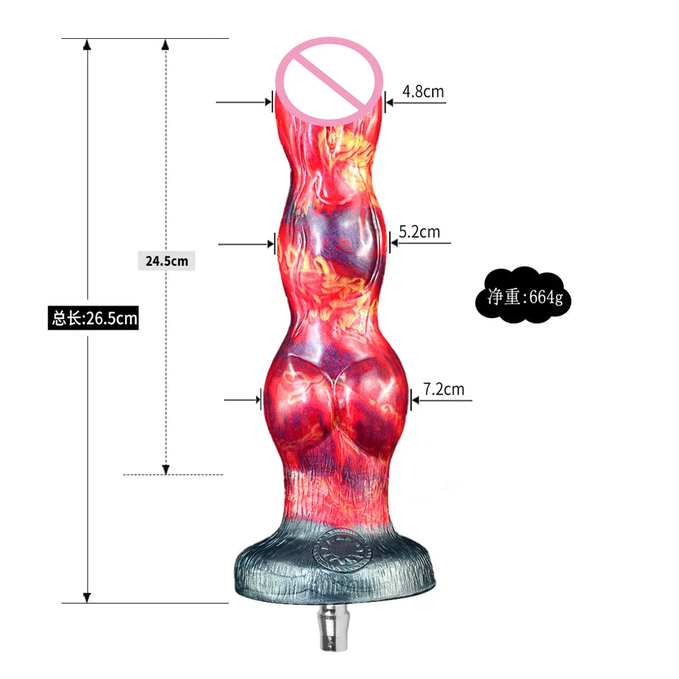 ASHBURN ALIEN AND BEAST RELICS Vac-U-Lock Sex Machine ATTACHMENTS