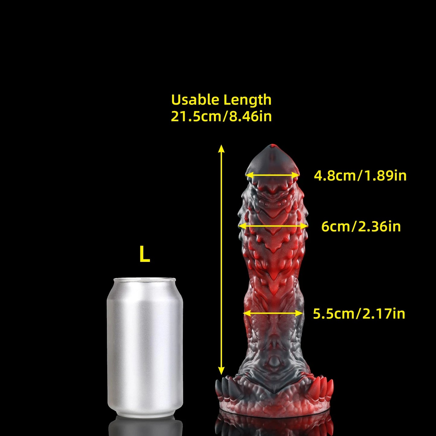 Nothosaur OPALEYE II Barbs Dildo Glowing Realistic Big Penis Huge Butt Plug Anal Sex Toy for Women