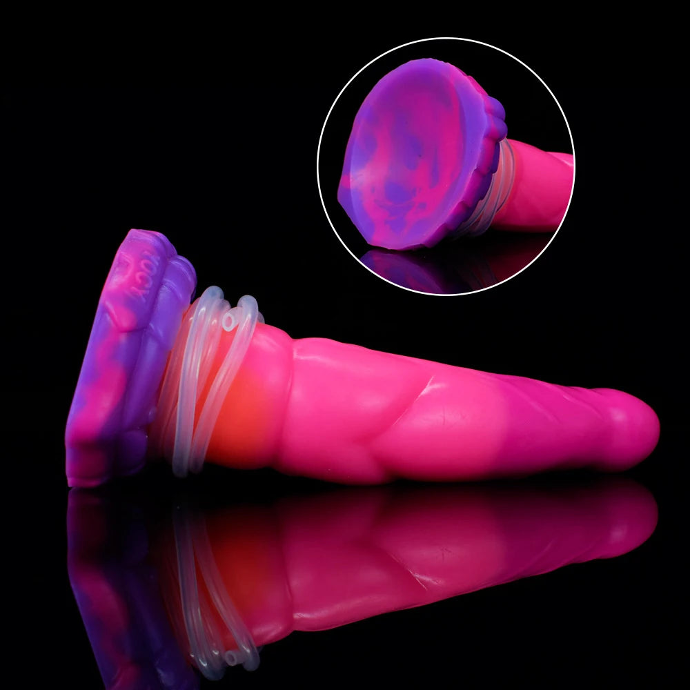 ASHBURN Luminous Squirting Dildo Fantasy Glowing Tentacle Monster