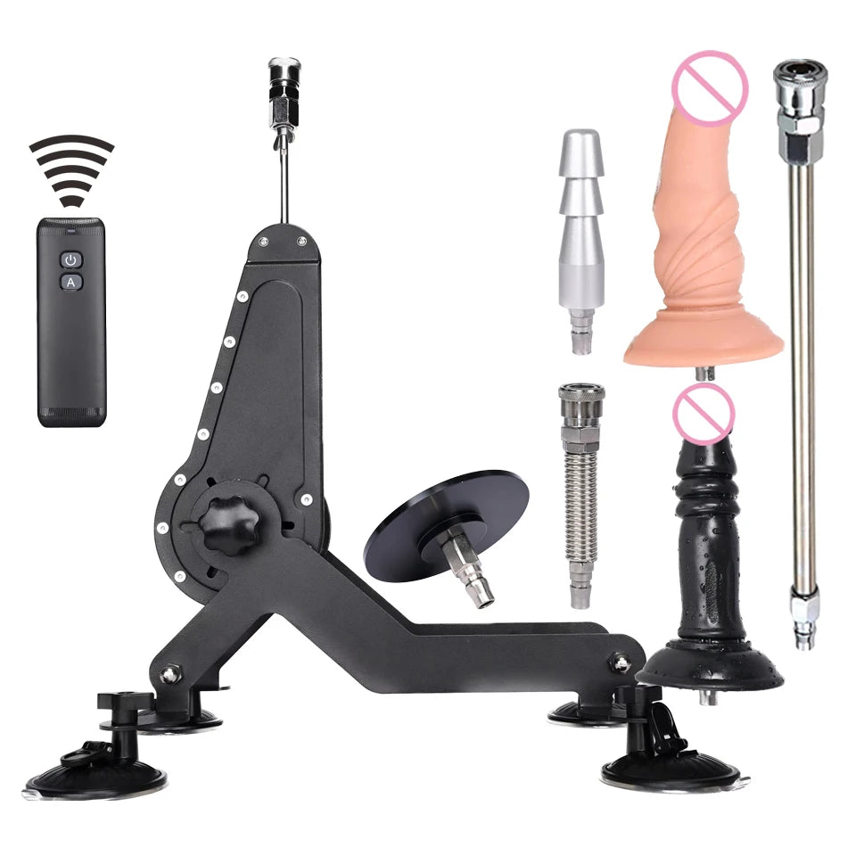 ROUGH BEAST Sex Machine for Women and Men with Dildo Accessories 72W Power Masturbation Machine Telescopic Sex Toys