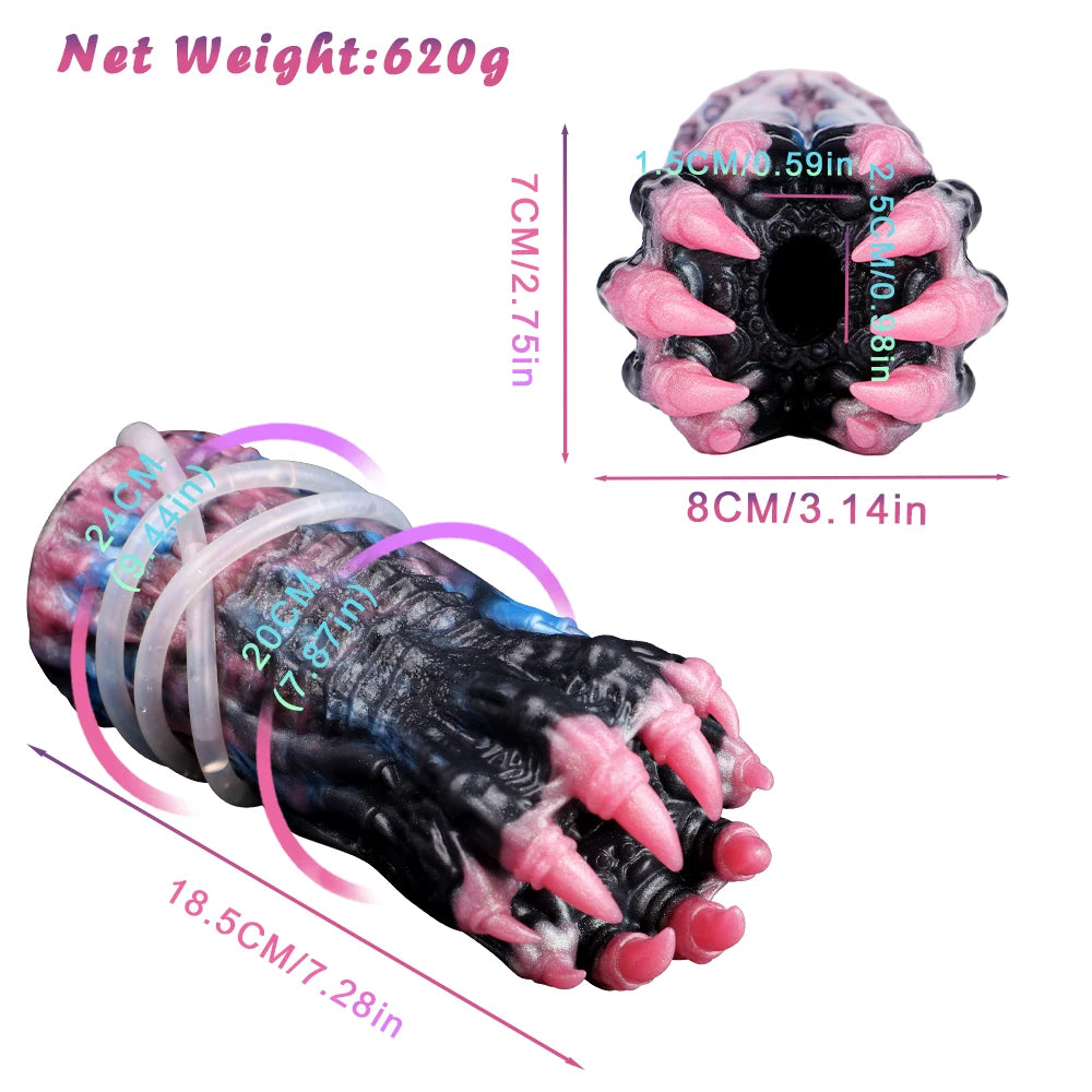 ASHBURN Silicone variety Fantasy MONSTER Realistic Ejaculation Pussy Male Masturbator Squirting Liquid Silicone Sex Toy For Men