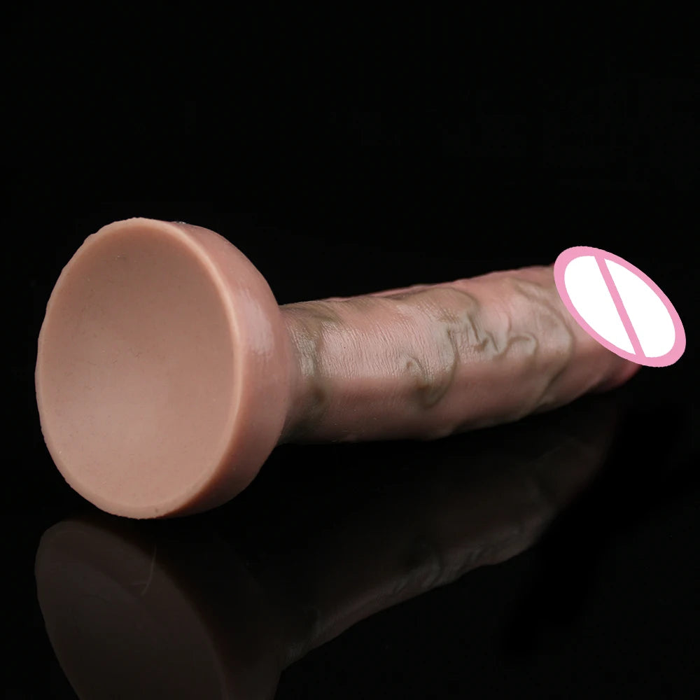 ASHBURN Silicone Skin Touch Realistic Double CONNECTED "FROCKING"DILDO Seamless Lifelike PenisS