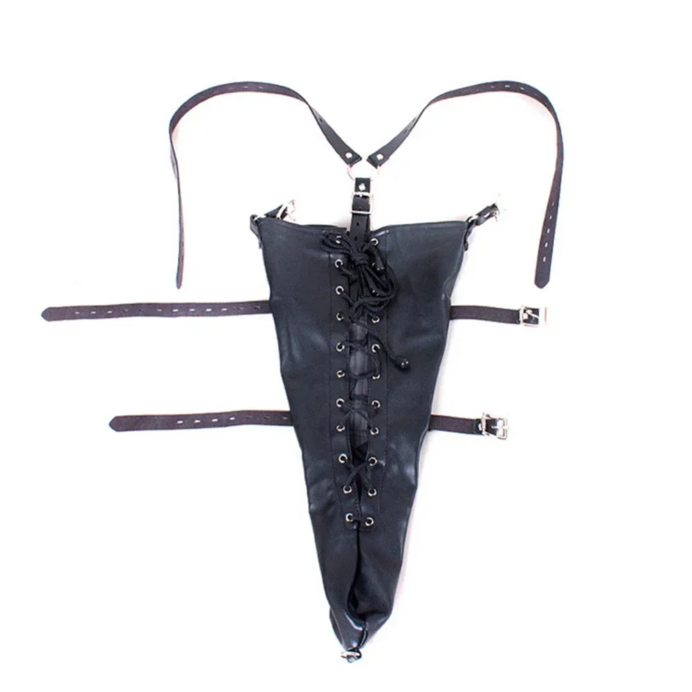ASHBURN PU Leather Arm Restraint Adult Sex Bondage BDSM Toys Arm Binder Slave Role Play Kit Armbinders Erotic Sex Toy for Men Women