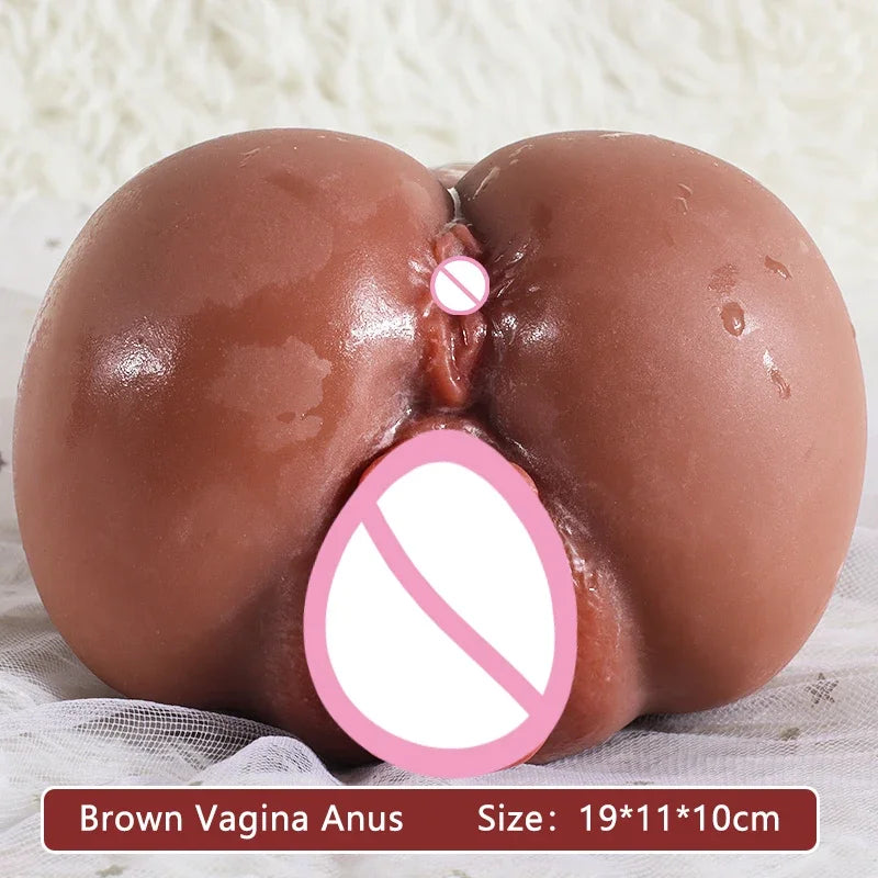Real Vagina Masturbation Sex Doll Realistic Butt Skin Pocket Pussy Sex Toys for Men Silicone Vaginal Anus Male Masturbators Cup