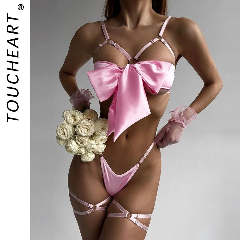Toucheart Erotic Lingerie Set Women Sexy Lingerie Panties Set Sensual Lingerie Sex Sleepwear Porn Exotic Costumes Sexy Underwear
