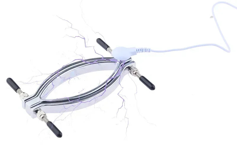 BDSM Bondage E-stim Clitoris Clips Electro Penis Stimulation Sex Toys For Couples Electric Shock Nipple Clamps Breast Massager