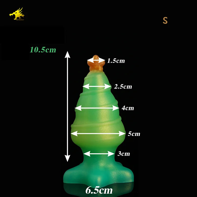 Soft Silicone Anal Plugs Christmas Tree Anal Stimulator Trainer Sex Play Toy for Women Couples G-spot Sex Products