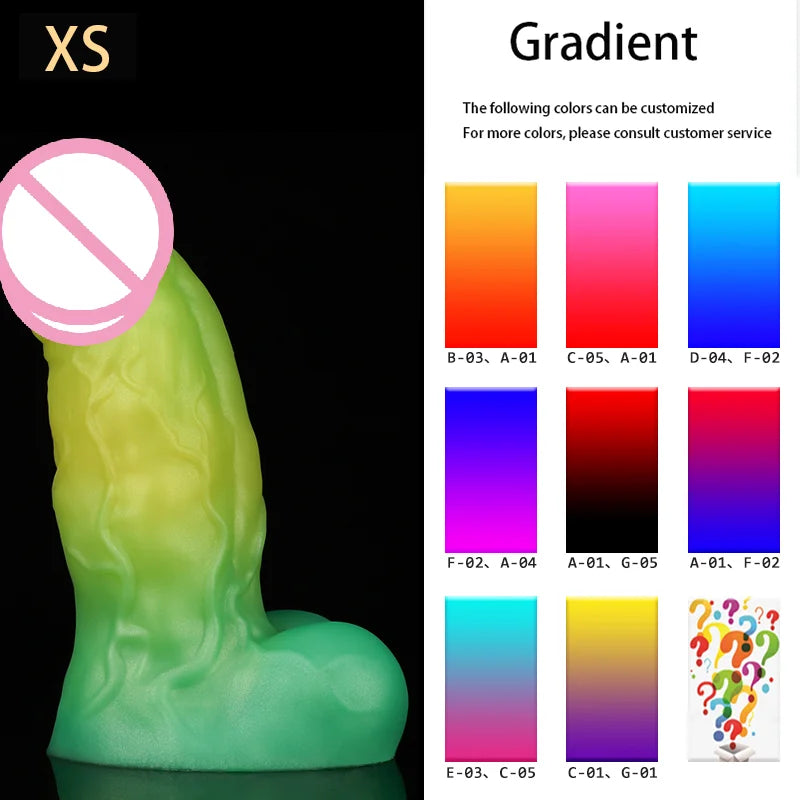 Nothosaur BANNER Green Monster Anal Plug Dildo Soft Butt Masturbator Anus Dilator Realistic Penis Adult Sex Toy Stimulator