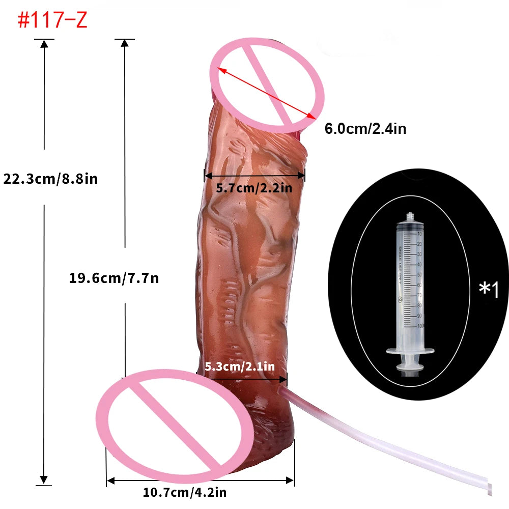 ASHBURN FLOOD RITE – Realistic Squirting Dildo